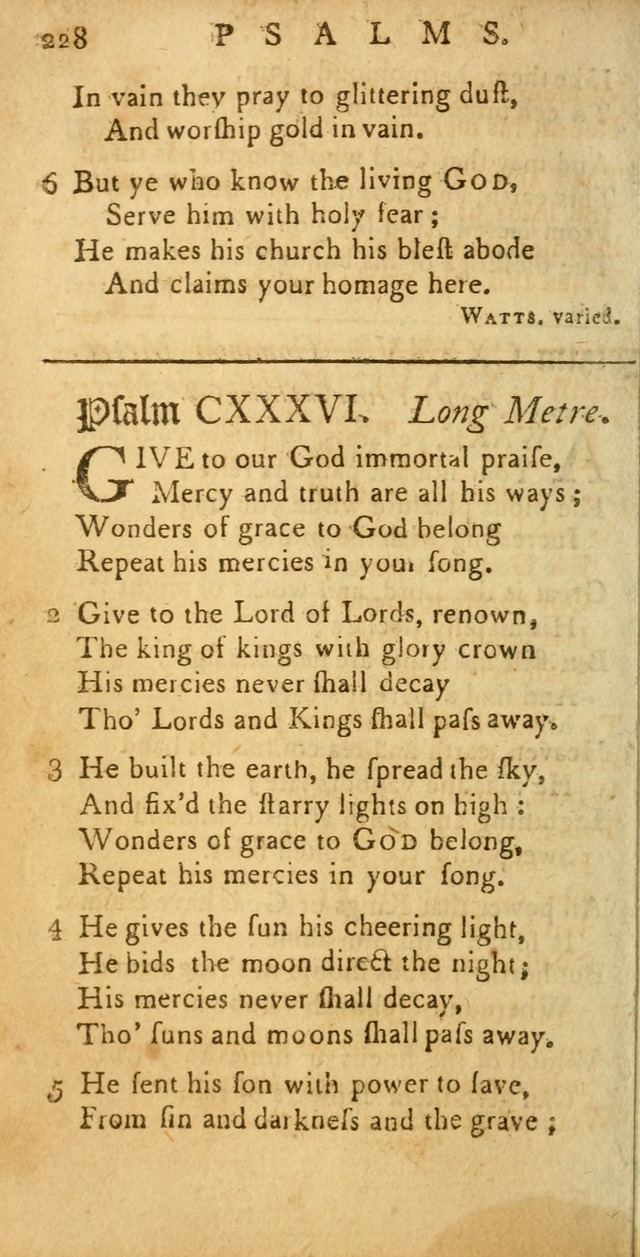 Sacred Poetry: consisting of psalms and hymns, adapted to Christian devotion, in public and private, selected from the best authors, with variations and additions page 232