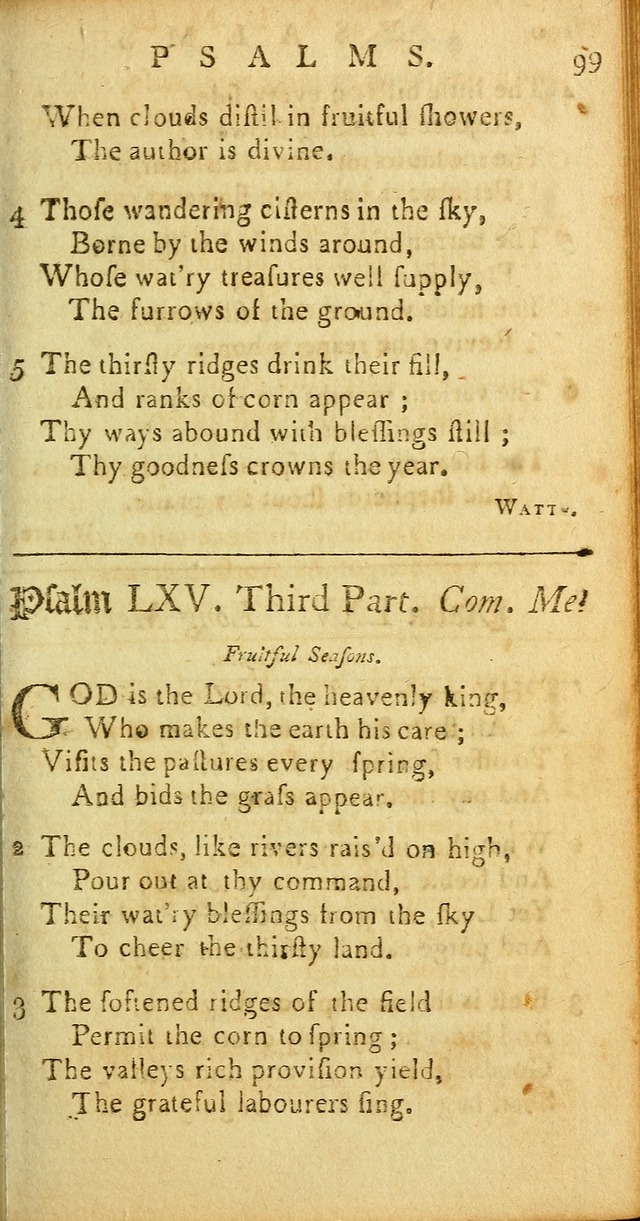 Sacred Poetry: Consisting of Psalms and Hymns, Adapted to Christian        Devotion, in Public and Private. 2nd ed. page 101