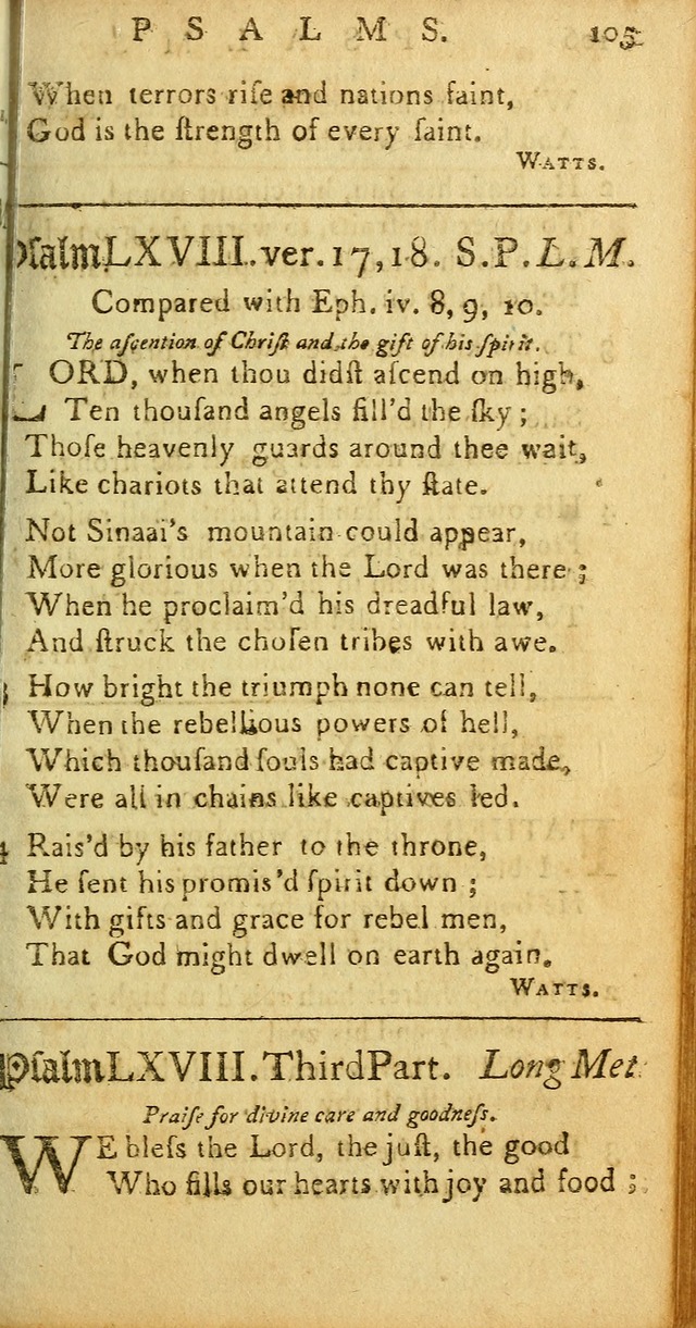 Sacred Poetry: Consisting of Psalms and Hymns, Adapted to Christian        Devotion, in Public and Private. 2nd ed. page 107