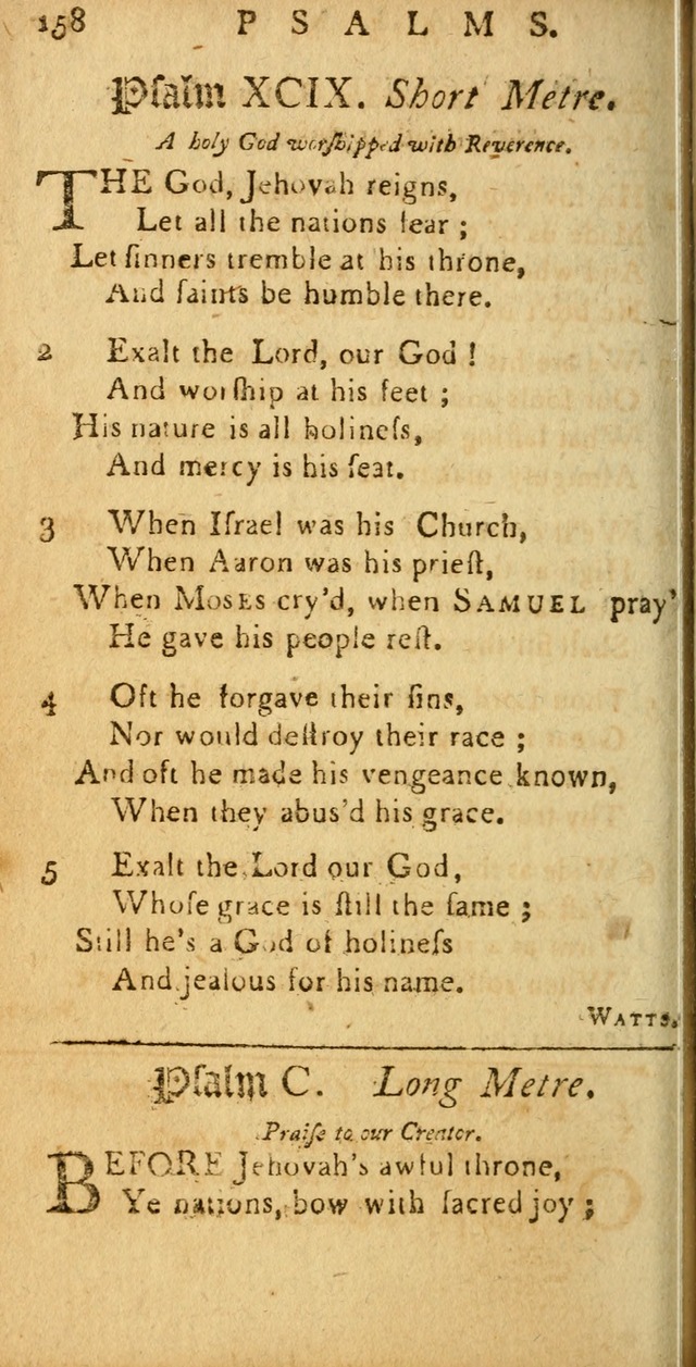 Sacred Poetry: Consisting of Psalms and Hymns, Adapted to Christian        Devotion, in Public and Private. 2nd ed. page 162