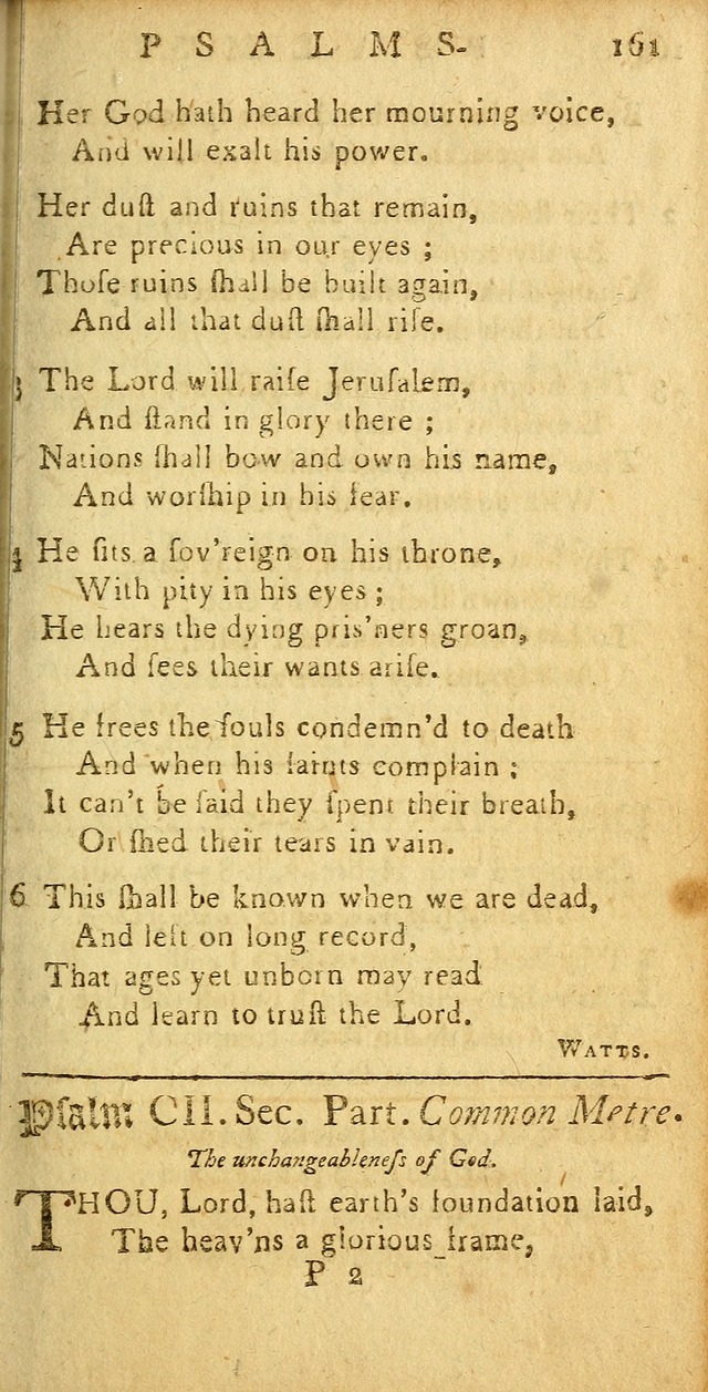 Sacred Poetry: Consisting of Psalms and Hymns, Adapted to Christian        Devotion, in Public and Private. 2nd ed. page 165
