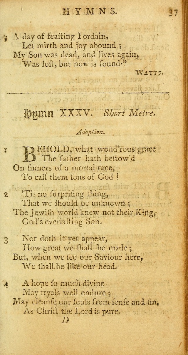 Sacred Poetry: Consisting of Psalms and Hymns, Adapted to Christian        Devotion, in Public and Private. 2nd ed. page 317