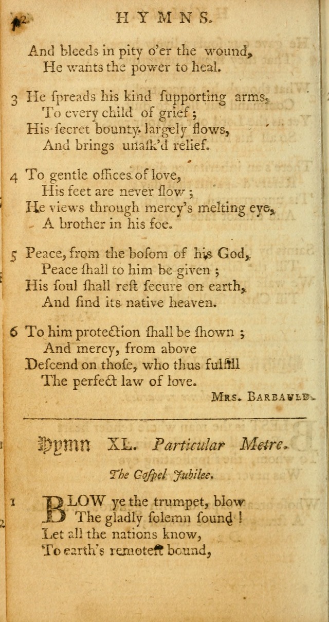 Sacred Poetry: Consisting of Psalms and Hymns, Adapted to Christian        Devotion, in Public and Private. 2nd ed. page 322