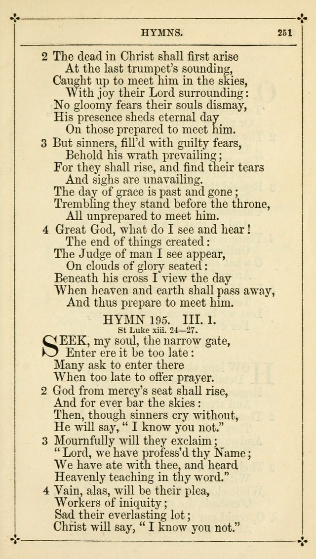 Selections from the Psalms of David in Metre: with hymns suited to the feasts and fasts of the church, and other occasions of public worship page 253