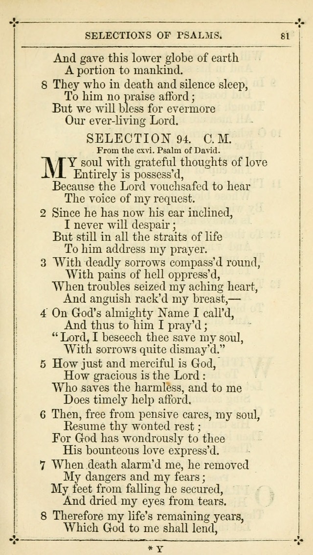 Selections from the Psalms of David in Metre: with hymns suited to the feasts and fasts of the church, and other occasions of public worship page 83