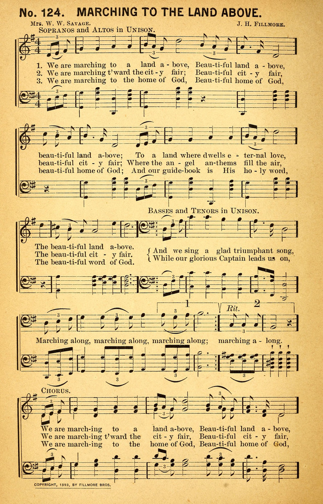 Songs of the Pentecost for the Forward Gospel Movement page 122