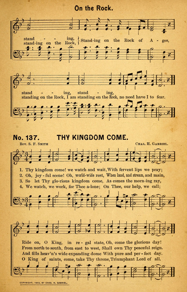 Songs of the Pentecost for the Forward Gospel Movement page 135