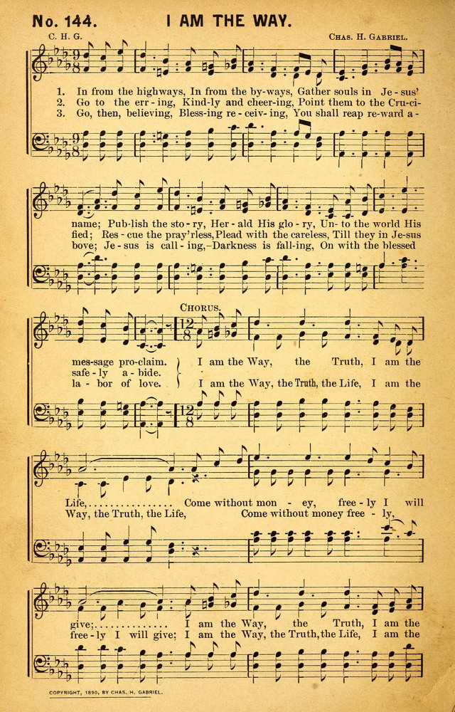 Songs of the Pentecost for the Forward Gospel Movement page 142