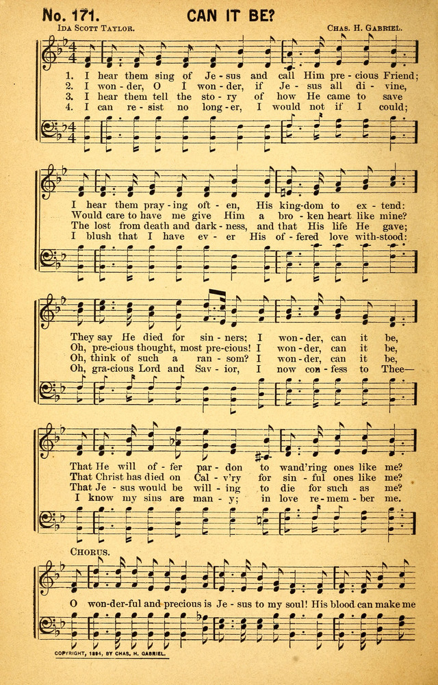 Songs of the Pentecost for the Forward Gospel Movement page 170