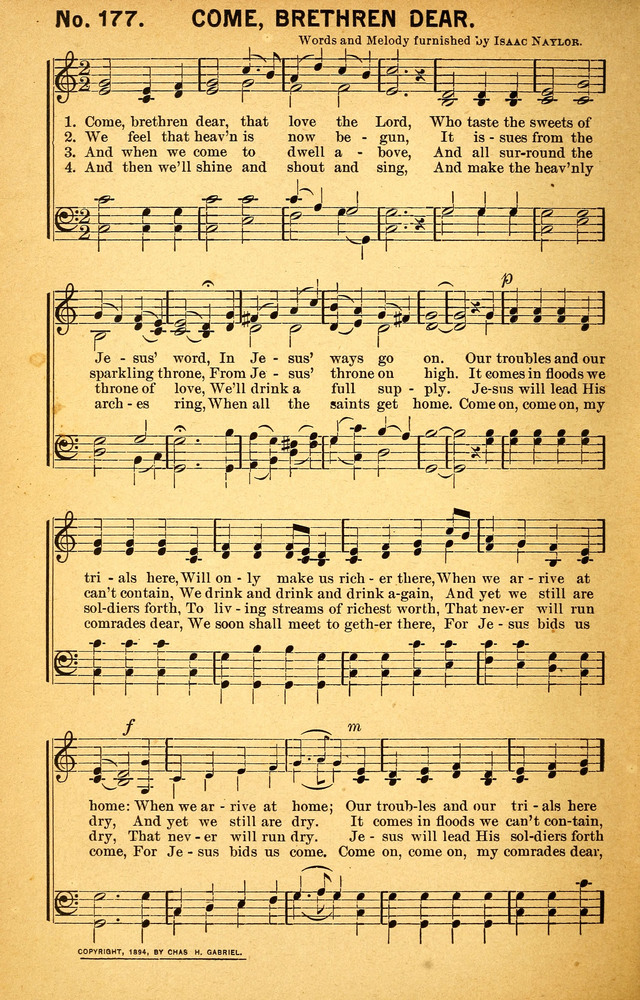 Songs of the Pentecost for the Forward Gospel Movement page 176