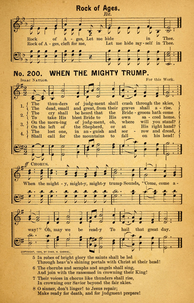 Songs of the Pentecost for the Forward Gospel Movement page 199