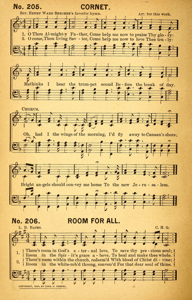 Songs of the Pentecost for the Forward Gospel Movement page 204