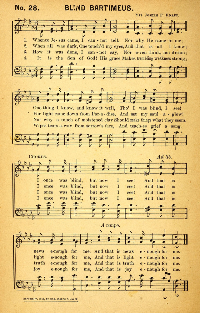 Songs of the Pentecost for the Forward Gospel Movement page 28