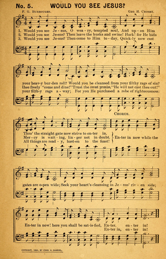 Songs of the Pentecost for the Forward Gospel Movement page 5