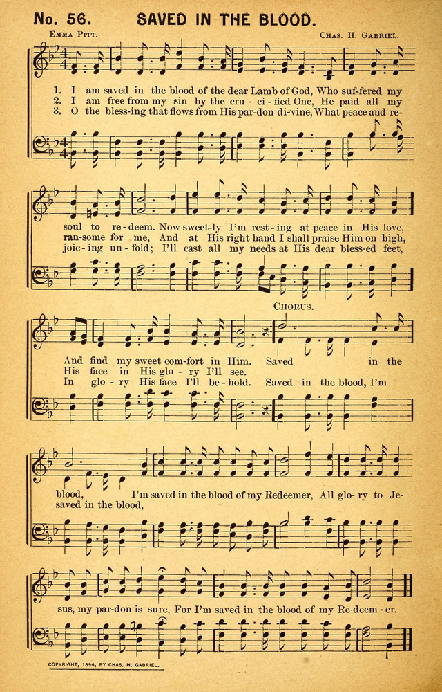 Songs of the Pentecost for the Forward Gospel Movement page 56
