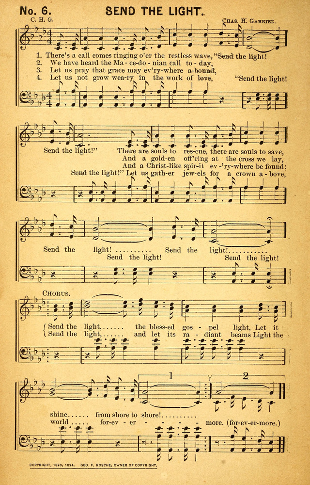Songs of the Pentecost for the Forward Gospel Movement page 6