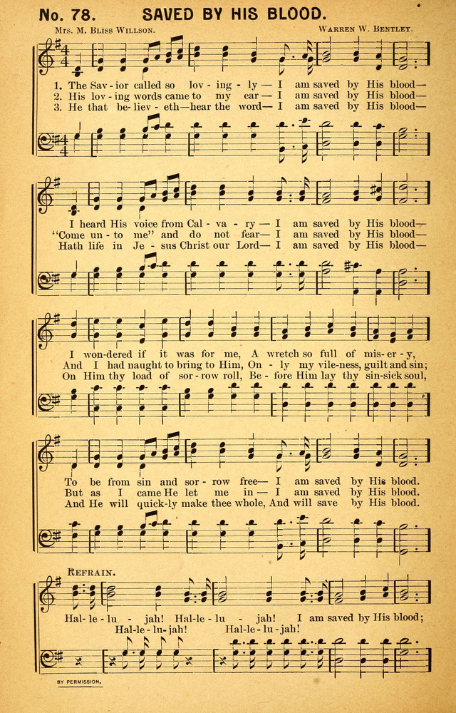 Songs of the Pentecost for the Forward Gospel Movement page 78