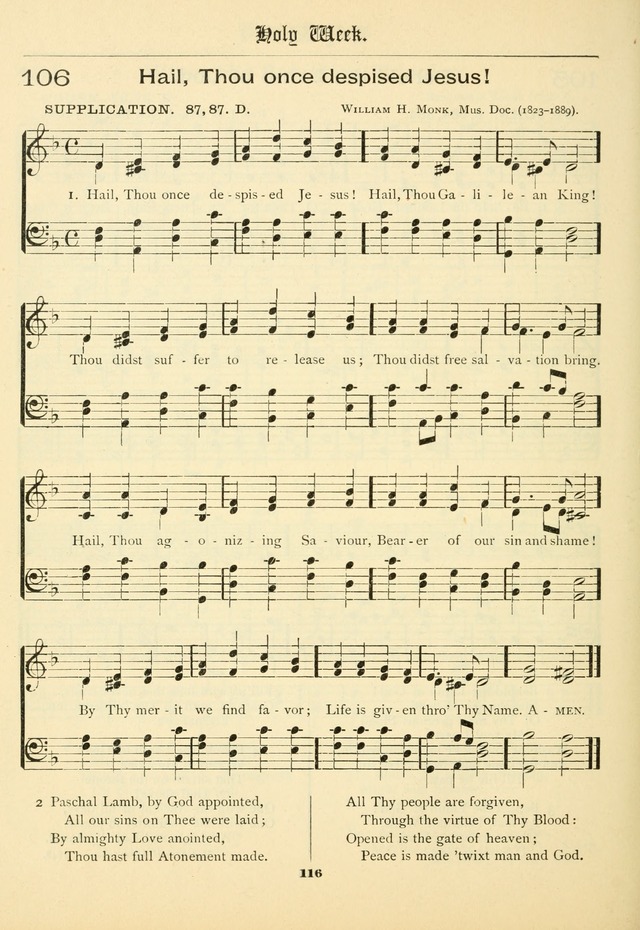 School and Parish Hymnal: with tunes page 117