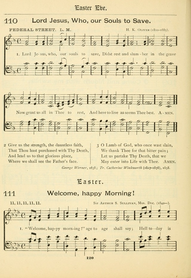 School and Parish Hymnal: with tunes page 121