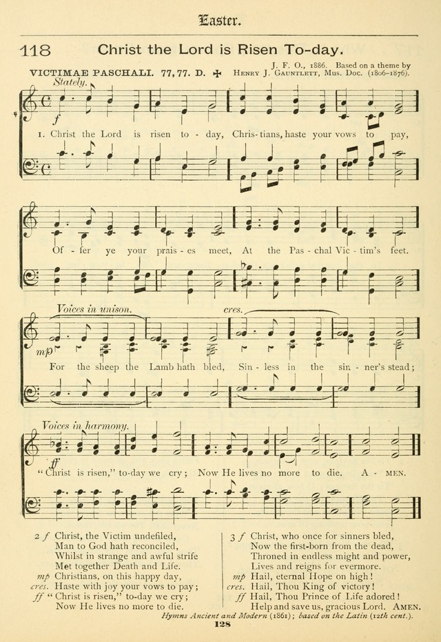 School and Parish Hymnal: with tunes page 129