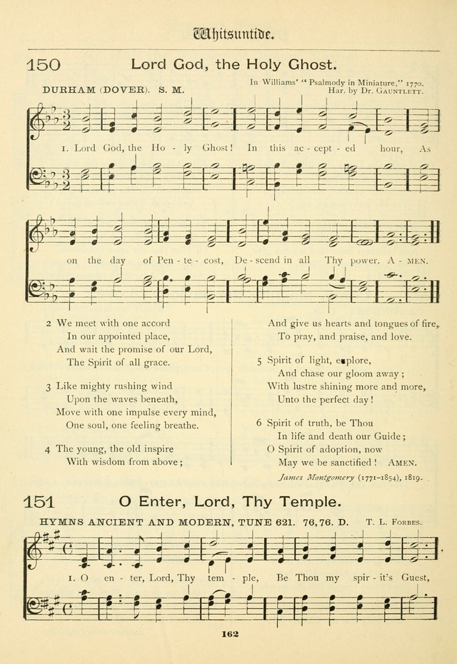 School and Parish Hymnal: with tunes page 163