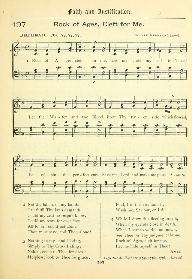 School and Parish Hymnal: with tunes page 204