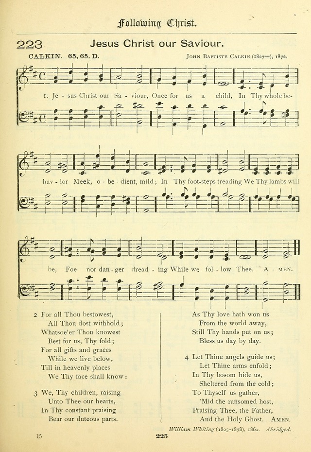 School and Parish Hymnal: with tunes page 226
