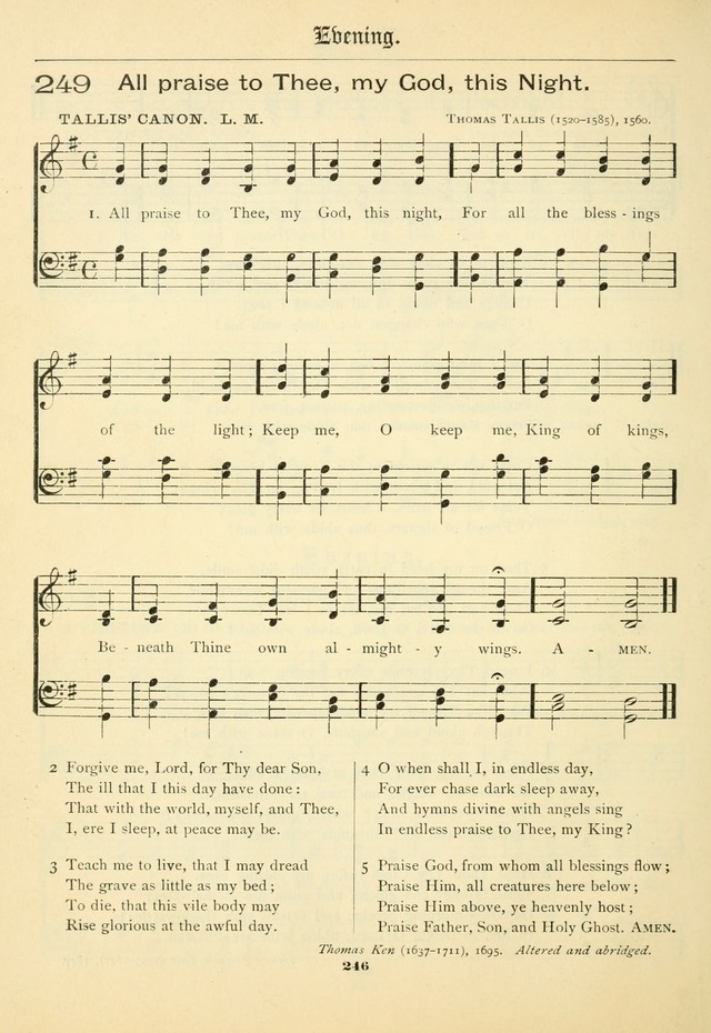 School and Parish Hymnal: with tunes page 247