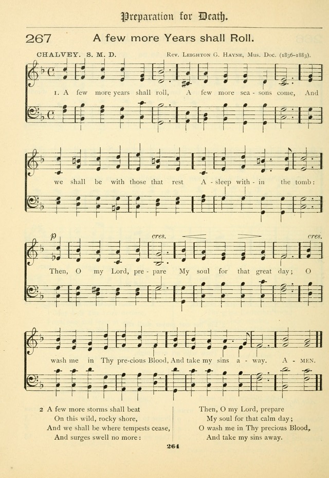 School and Parish Hymnal: with tunes page 265