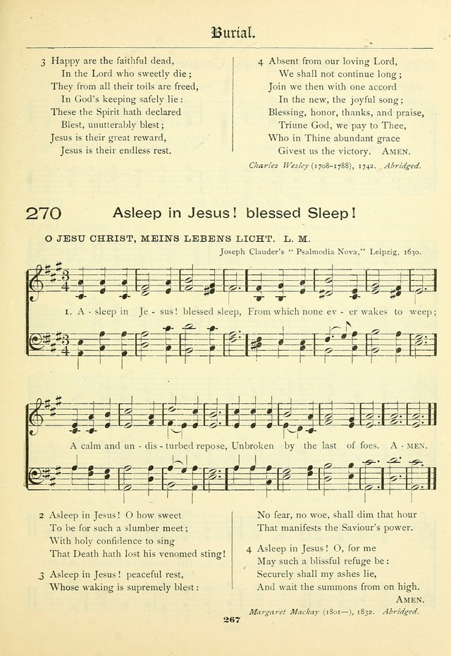 School and Parish Hymnal: with tunes page 268