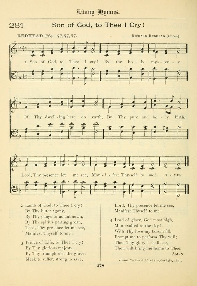 School and Parish Hymnal: with tunes page 279