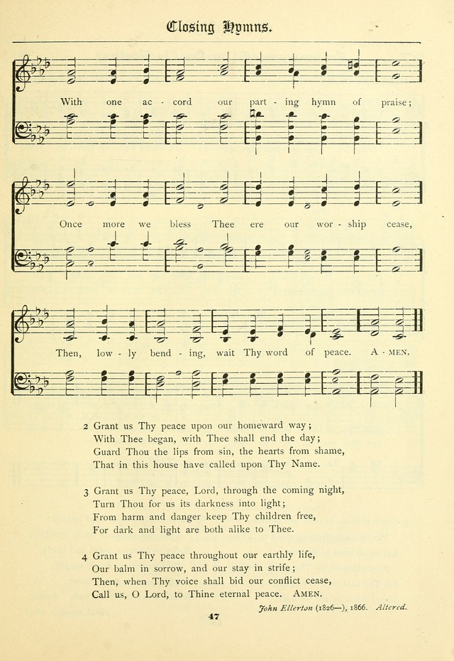 School and Parish Hymnal: with tunes page 48
