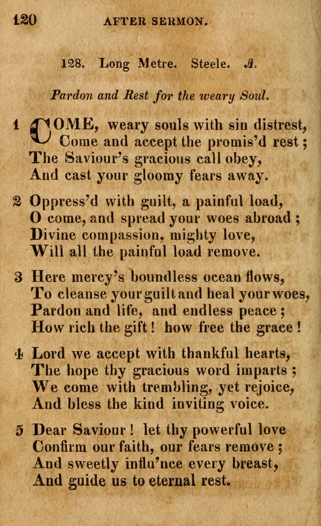 A Selection of Psalms and Hymns: done under the appointment of the Philadelphian Association (4th ed.) page 120