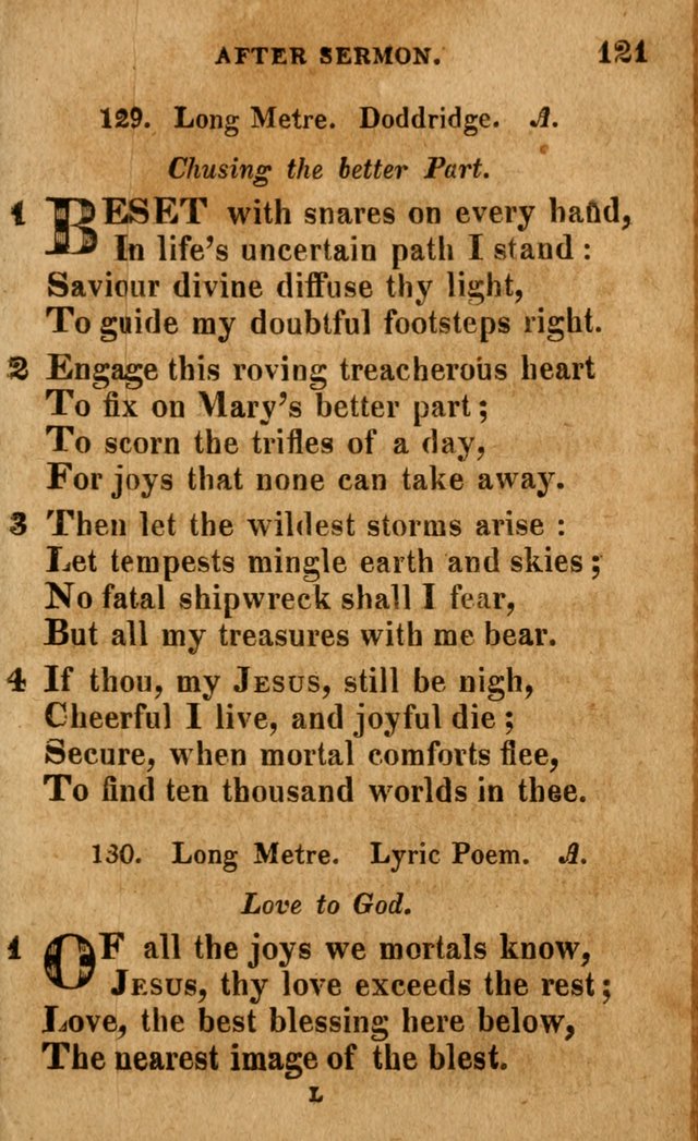 A Selection of Psalms and Hymns: done under the appointment of the Philadelphian Association (4th ed.) page 121