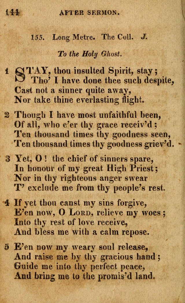A Selection of Psalms and Hymns: done under the appointment of the Philadelphian Association (4th ed.) page 144