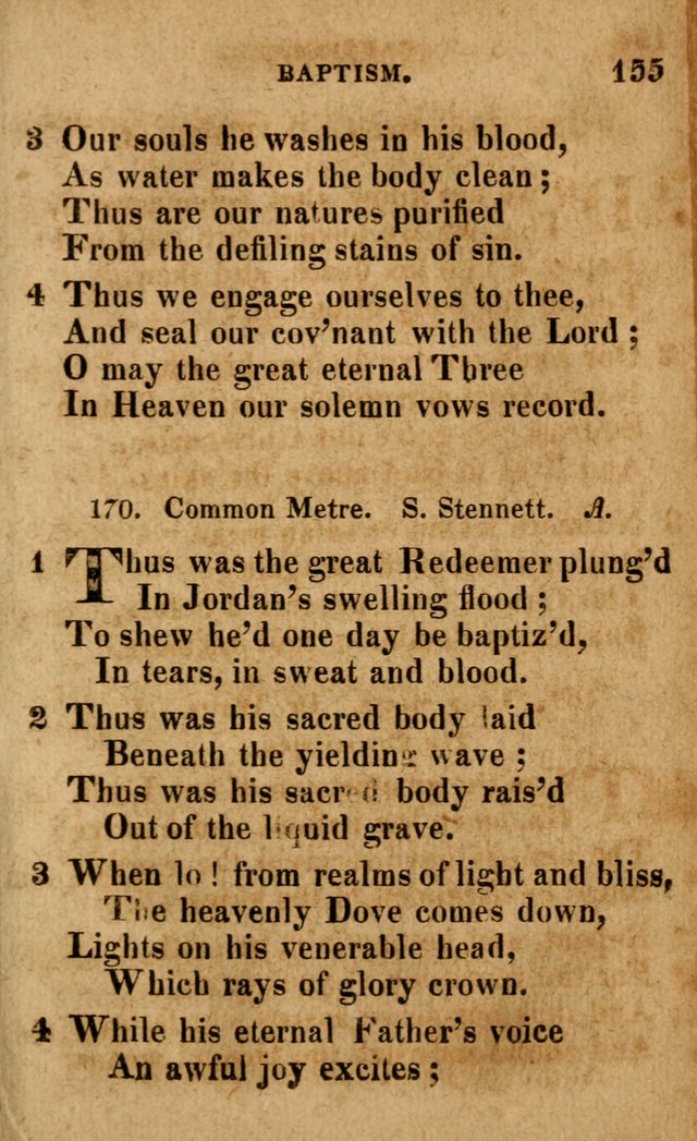 A Selection of Psalms and Hymns: done under the appointment of the Philadelphian Association (4th ed.) page 155