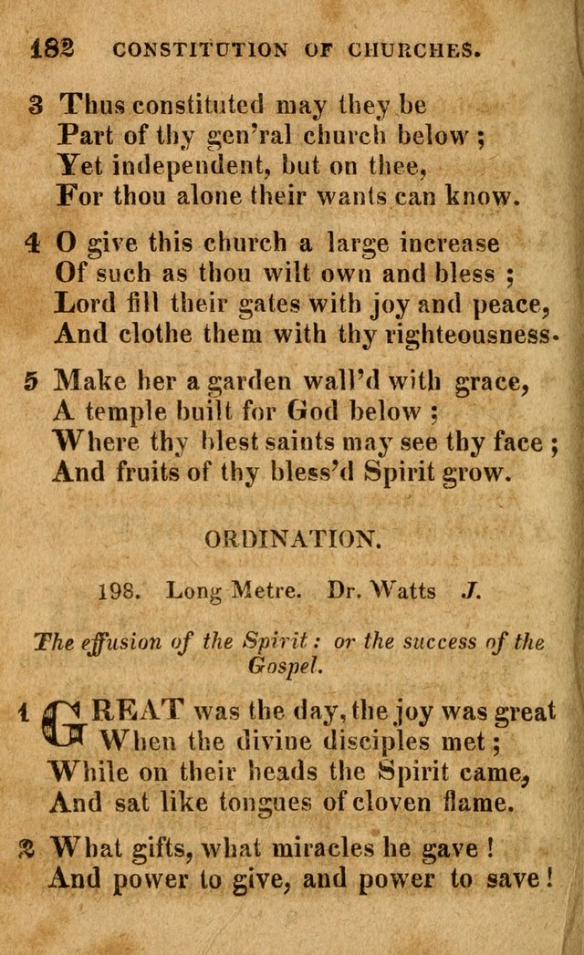 A Selection of Psalms and Hymns: done under the appointment of the Philadelphian Association (4th ed.) page 182