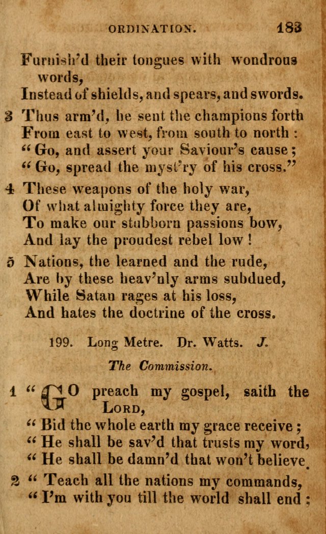 A Selection of Psalms and Hymns: done under the appointment of the Philadelphian Association (4th ed.) page 183