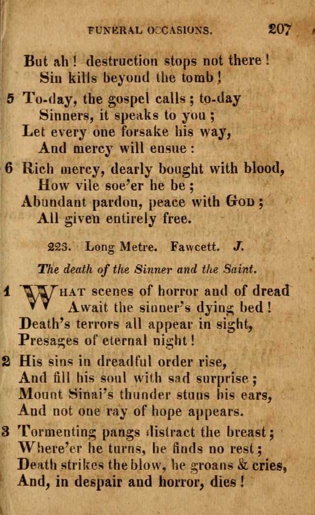 A Selection of Psalms and Hymns: done under the appointment of the Philadelphian Association (4th ed.) page 207