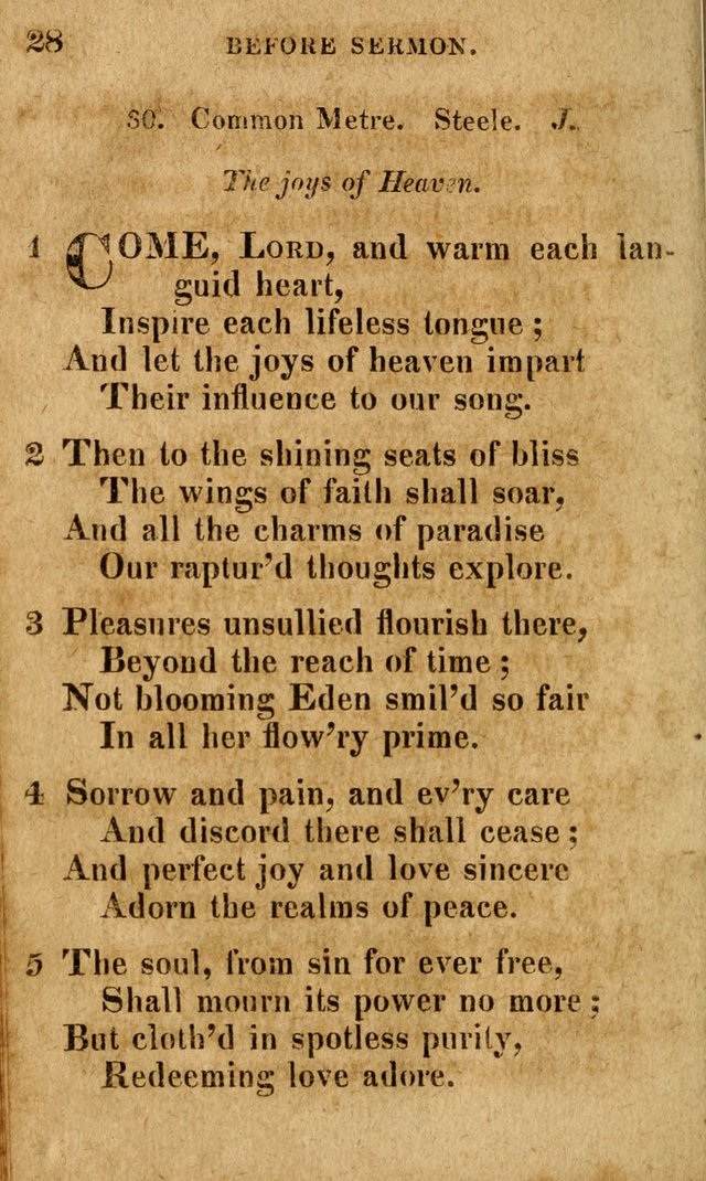 A Selection of Psalms and Hymns: done under the appointment of the Philadelphian Association (4th ed.) page 28