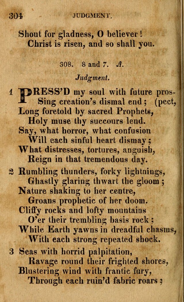 A Selection of Psalms and Hymns: done under the appointment of the Philadelphian Association (4th ed.) page 304