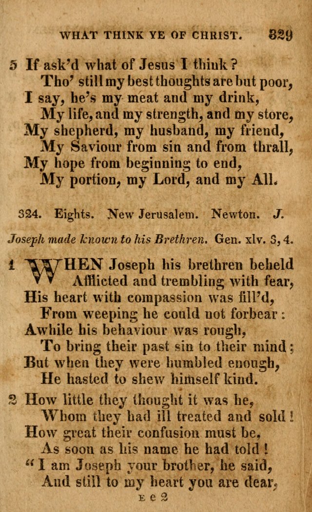 A Selection of Psalms and Hymns: done under the appointment of the Philadelphian Association (4th ed.) page 329