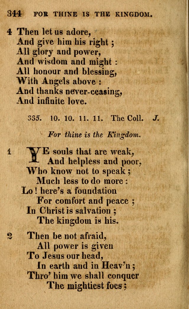 A Selection of Psalms and Hymns: done under the appointment of the Philadelphian Association (4th ed.) page 344