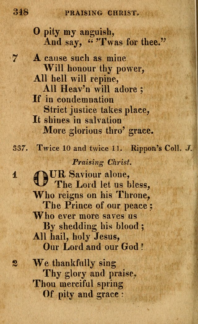 A Selection of Psalms and Hymns: done under the appointment of the Philadelphian Association (4th ed.) page 348