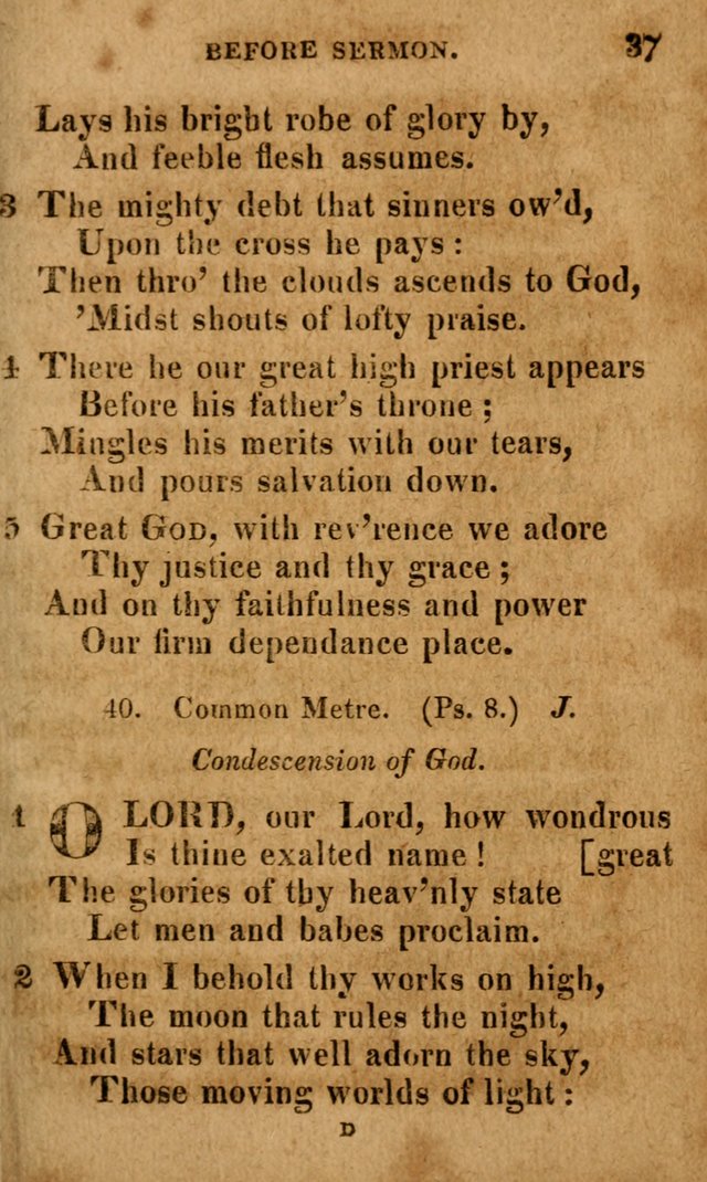 A Selection of Psalms and Hymns: done under the appointment of the Philadelphian Association (4th ed.) page 37