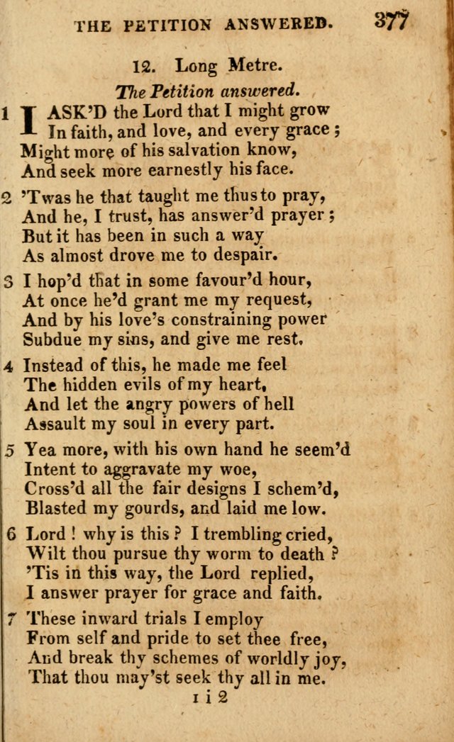 A Selection of Psalms and Hymns: done under the appointment of the Philadelphian Association (4th ed.) page 377