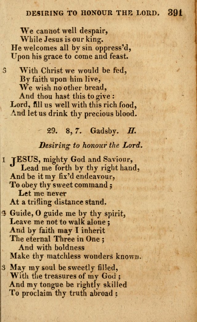 A Selection of Psalms and Hymns: done under the appointment of the Philadelphian Association (4th ed.) page 391