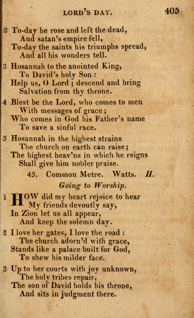 A Selection of Psalms and Hymns: done under the appointment of the Philadelphian Association (4th ed.) page 405