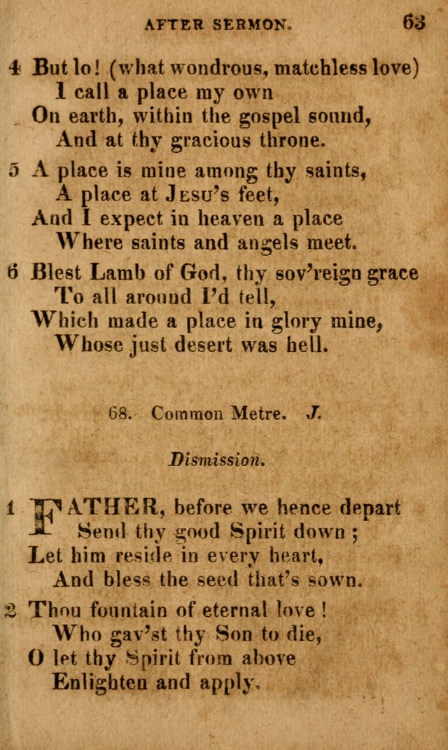 A Selection of Psalms and Hymns: done under the appointment of the Philadelphian Association (4th ed.) page 63