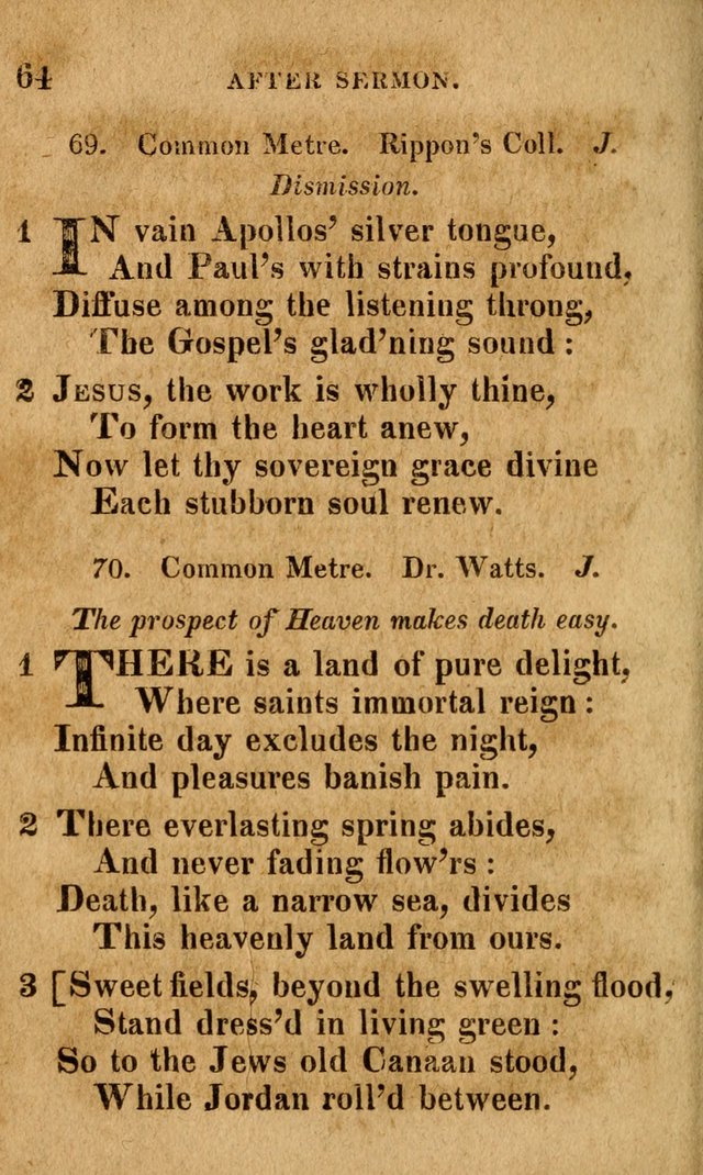 A Selection of Psalms and Hymns: done under the appointment of the Philadelphian Association (4th ed.) page 64